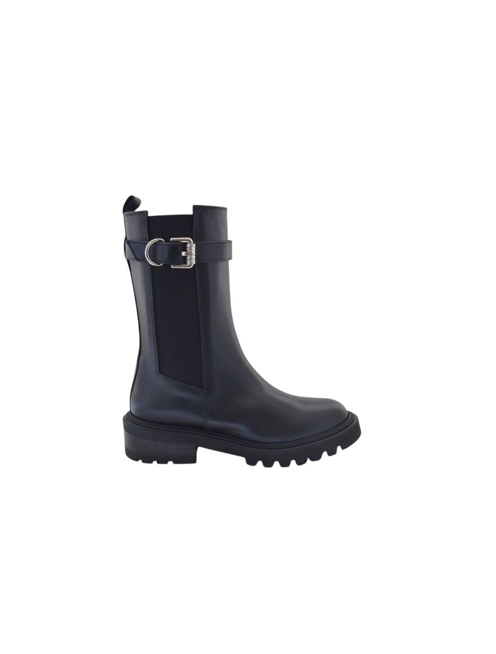 Biker fibbia+elastico 4461 pelle nera